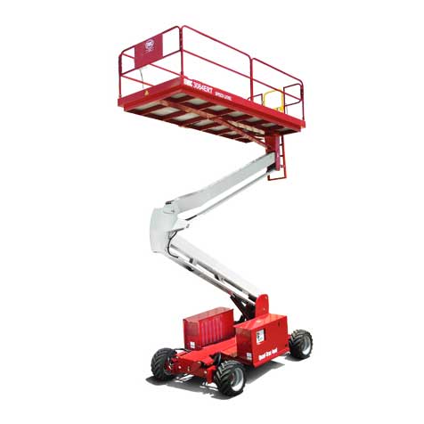 Rough terrain scissor lift